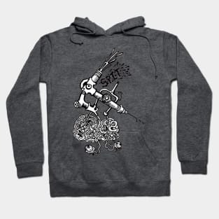 Spitting Tattoo Gun Hoodie